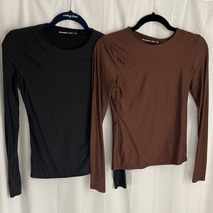 Abercrombie & Fitch Long Sleeve Crew Neck Tops — 2 for $20!!!